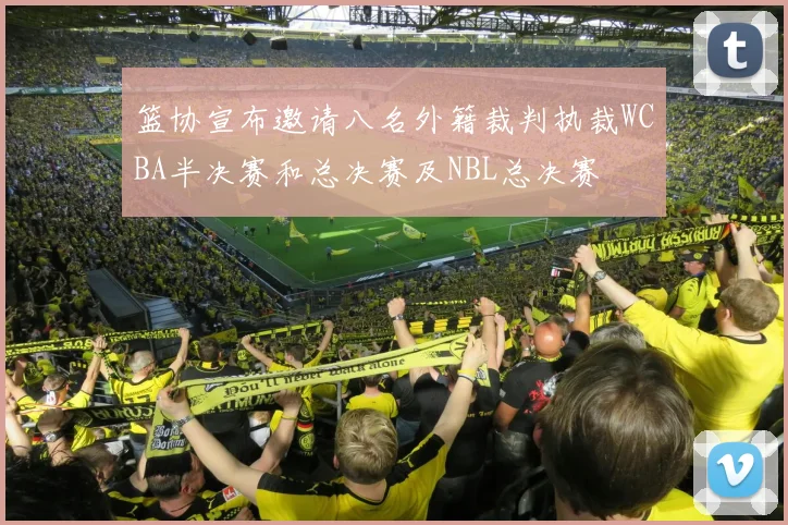 篮协宣布邀请八名外籍裁判执裁WCBA半决赛和总决赛及NBL总决赛